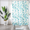 bathroom set custom printed peva shower curtain